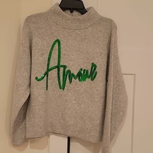 amore sweater sold out in stores, never worn but there are no tags